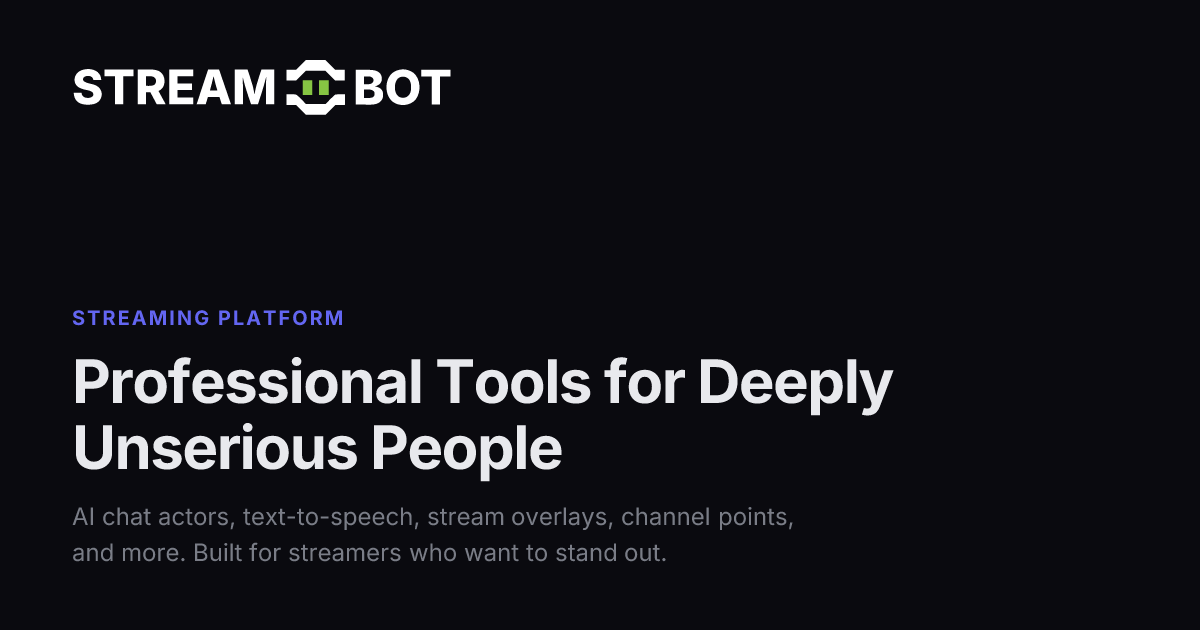 StreamBot: AI Powered Bot for Rumble Streamers